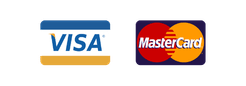 Accepted payments – Visa Mastercard secure checkout